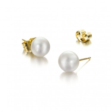 pendientes perlas cultivadas en oro